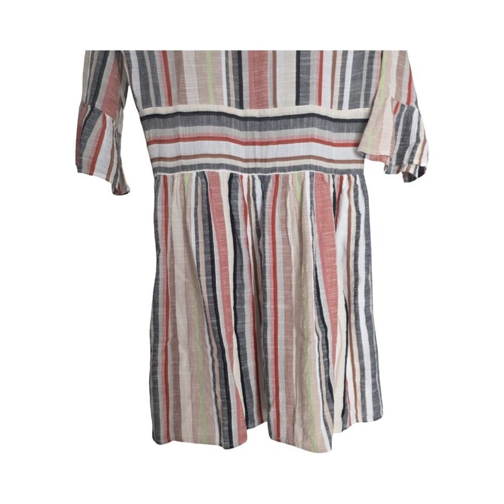 Women's - Lulus Cabana Striped Button Front Dress, Size Medium - Picture 11 of 11